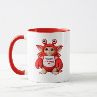 Emotional unterstützender Hummer-Becher Tasse