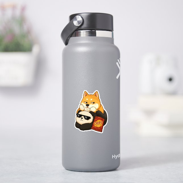 Emotional unterstützt durch Snacks Sticker (HydroFlask)