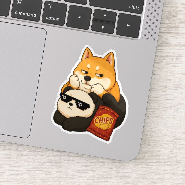 Emotional unterstützt durch Snacks Sticker (Detail)