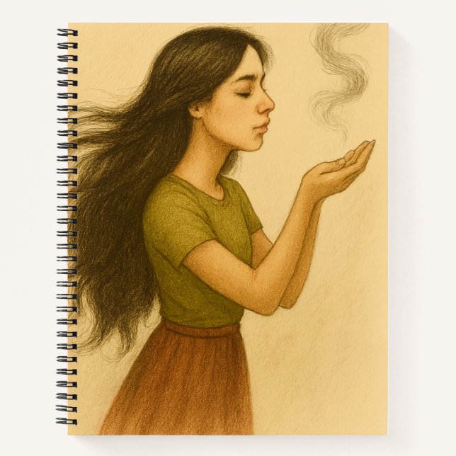Emotional Wellness Spiral Notebook Hardcover Notizbuch (Vorderseite)