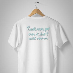 Emotionale Bejahung handschriftlich in blauer Tint Tri-Blend Shirt
