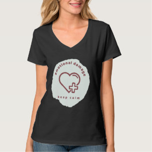 Emotionale Beschädigung Behalten Herzstillstand Li T-Shirt