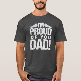Emotionale Dad-Botschaft-T-Shirt T-Shirt