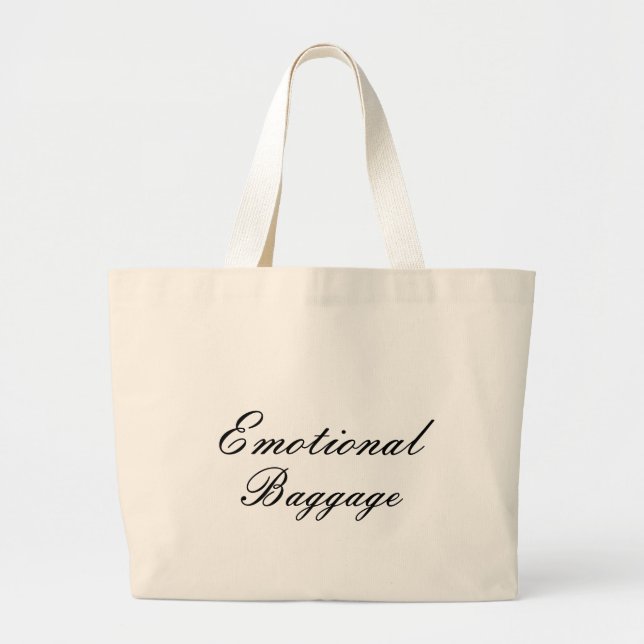 Emotionale Gepäck-Tasche Jumbo Stoffbeutel (Vorne)