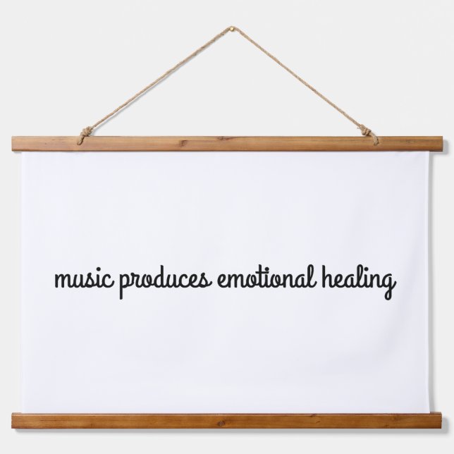 Emotionale Heilholz-Tapisserie Wandteppich Mit Holzrahmen (Vorne)