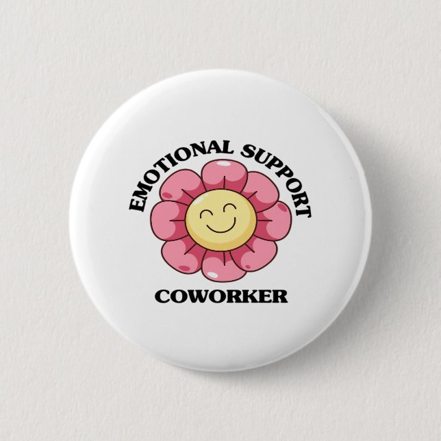 Emotionale Helferin - Arbeitstag Button (Vorderseite)