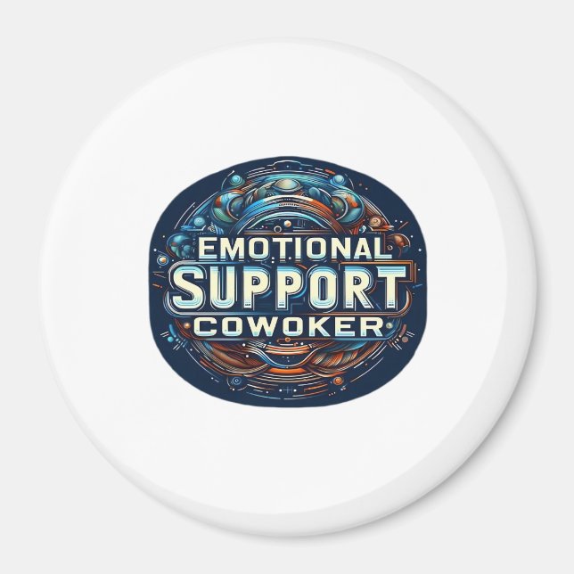 Emotionale Helferin, Typografie Classic Magnet (Vorne)