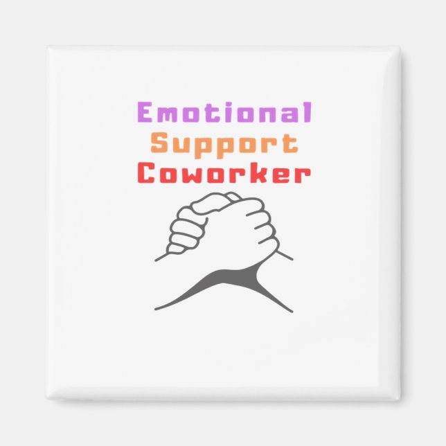 Emotionale Hilfe Bester Mitarbeiter Magnet (Vorne)