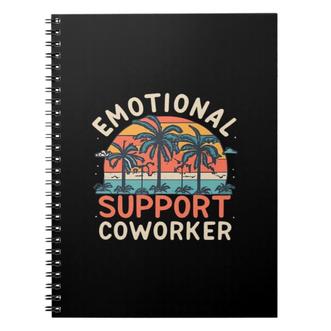 Emotionale Hilfe Co-Worker unverzichtbar Notizblock (Vorderseite)
