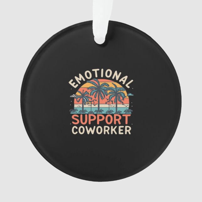 Emotionale Hilfe Co-Worker unverzichtbar Ornament (Vorderseite)