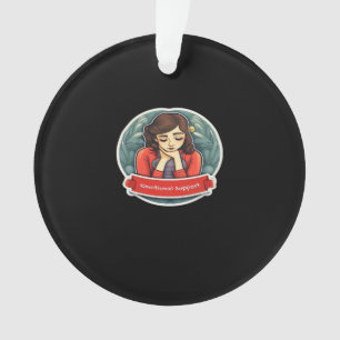 Emotionale Hilfe Coworker Chilling Meme Ornament