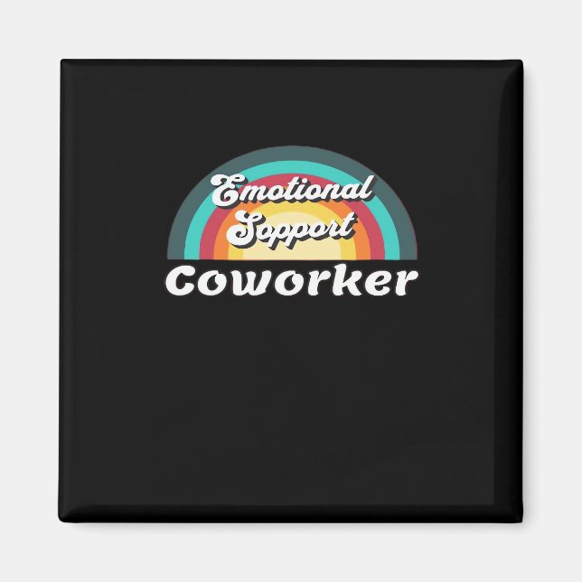 Emotionale Hilfe Coworker Classic Chilling Meme Magnet (Vorne)