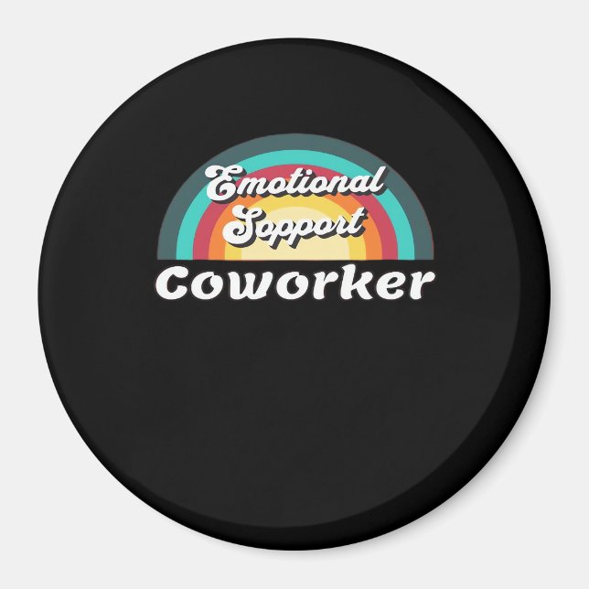 Emotionale Hilfe Coworker Classic Chilling Meme Magnet (Vorne)