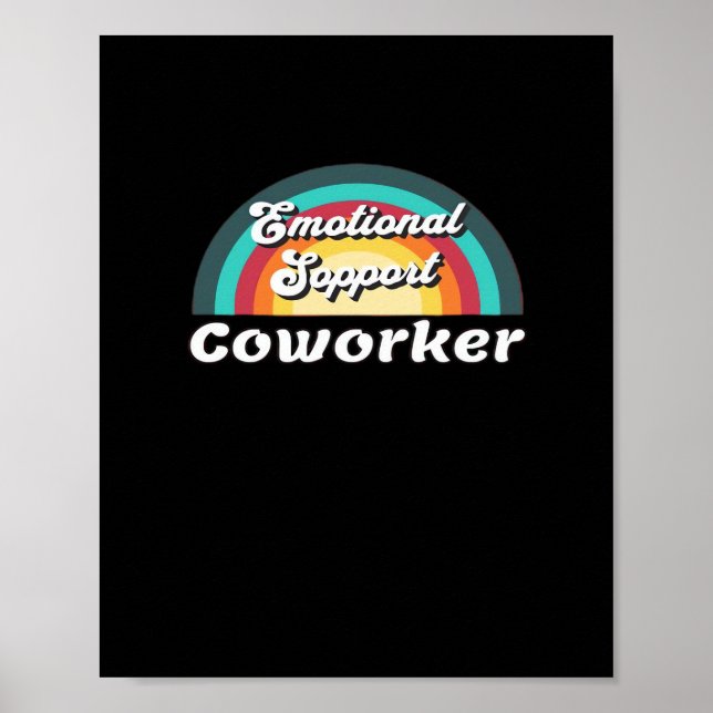 Emotionale Hilfe Coworker Classic Chilling Meme Poster (Vorne)