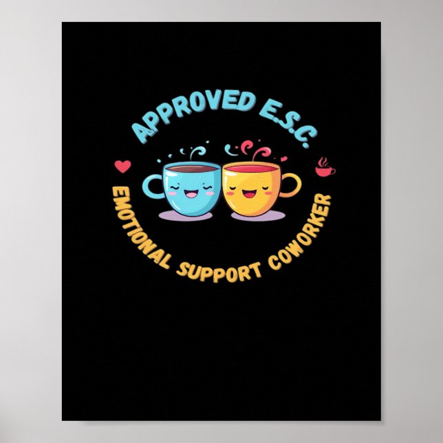 Emotionale Hilfe Coworker Classic Chilling Poster (Vorne)