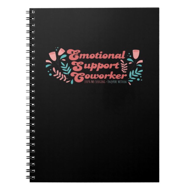 Emotionale Hilfe Coworker Classic Funny Trend Notizblock (Vorderseite)