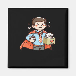 Emotionale Hilfe Coworker Classic Viral Meme Magnet