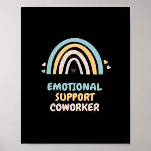 Emotionale Hilfe Coworker Classic Viral Meme und C Poster