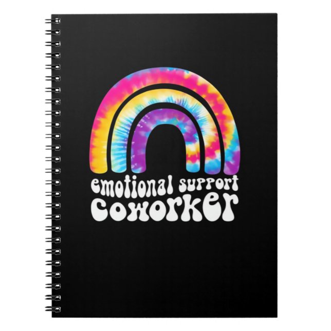 Emotionale Hilfe Mitarbeiter Classic - Arbeitsschw Notizblock (Vorderseite)