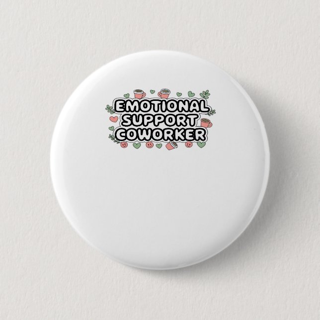 Emotionale Hilfe Mitarbeiter Classic V2 Classic Button (Vorderseite)