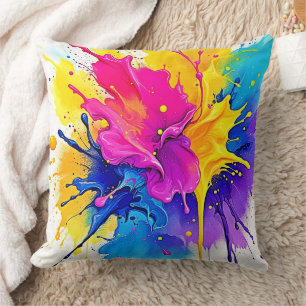 Emotionale Kolorsionskunst Kissen