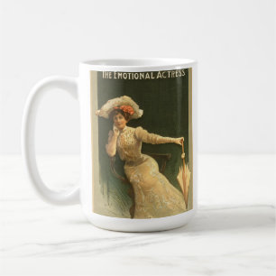 Emotionale Schauspielerin 1906 Kaffeetasse