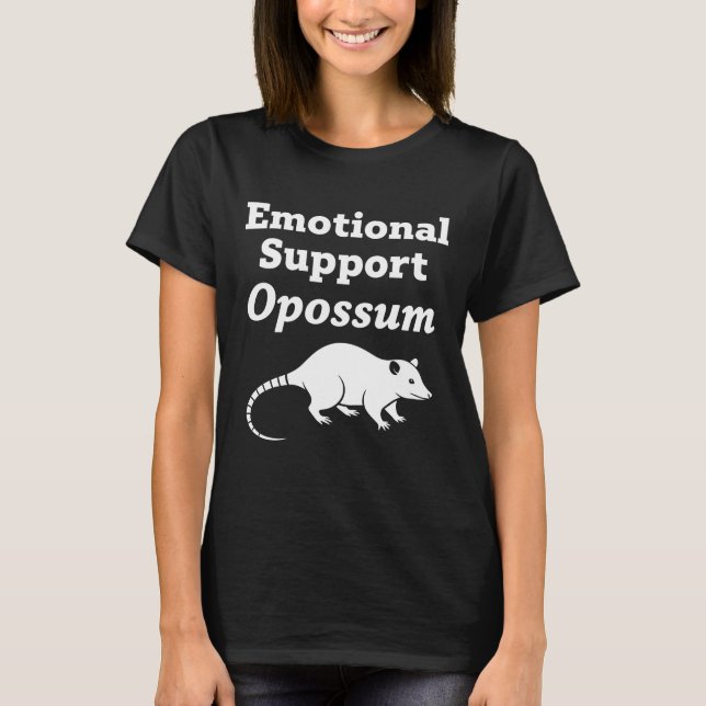 Emotionale Stütz-Opossum T-Shirt (Vorderseite)