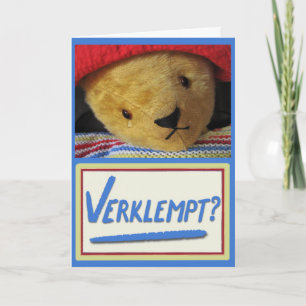 Emotionale Teddy Karte