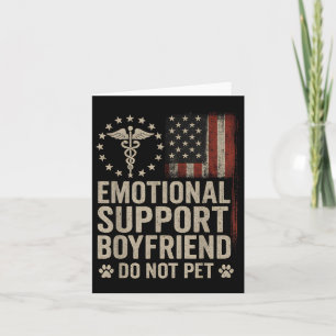 Emotionale Unterstützung Freund nicht Pet Funny BF Karte