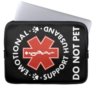 Emotionale Unterstützung für Ehemann nicht Haustie Laptopschutzhülle