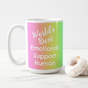 Emotionale Unterstützung Human Award Rainbow Kaffeetasse
