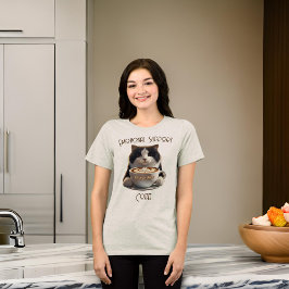 Emotionale Unterstützung Kaffee lustige Katze Psyc Tri-Blend Shirt