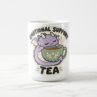 Emotionale Unterstützung Tee-Wärmelaventendrache Kaffeetasse