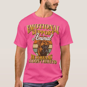 Emotionale Unterstützung Tier Boxer T-Shirt