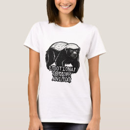 Emotionale Unterstützung Tier Wut Honey Badger Fun T-Shirt
