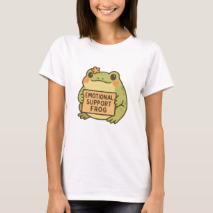 Emotionale Unterstützungs-Frosch Lustige Tier Humo T-Shirt