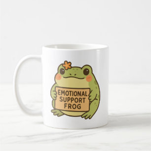 Emotionale Unterstützungs-Frosch Süße Tier Humor Kaffeetasse