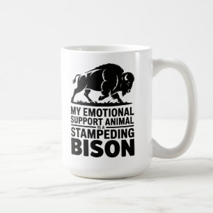 Emotionale Unterstützungsbisons Neurodiverter Humo Kaffeetasse