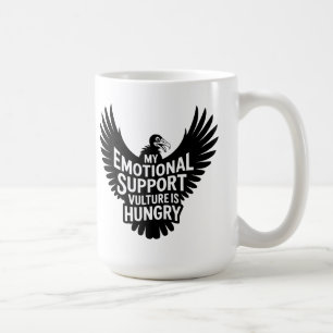 Emotionale Unterstützungsgeier Neurodivergenz Humo Kaffeetasse