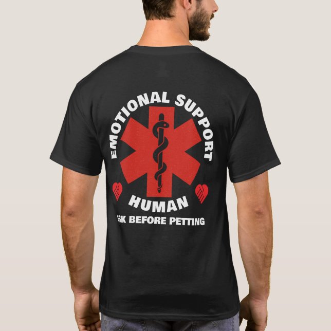 Emotionale Unterstützungsperson T-Shirt (Rückseite)