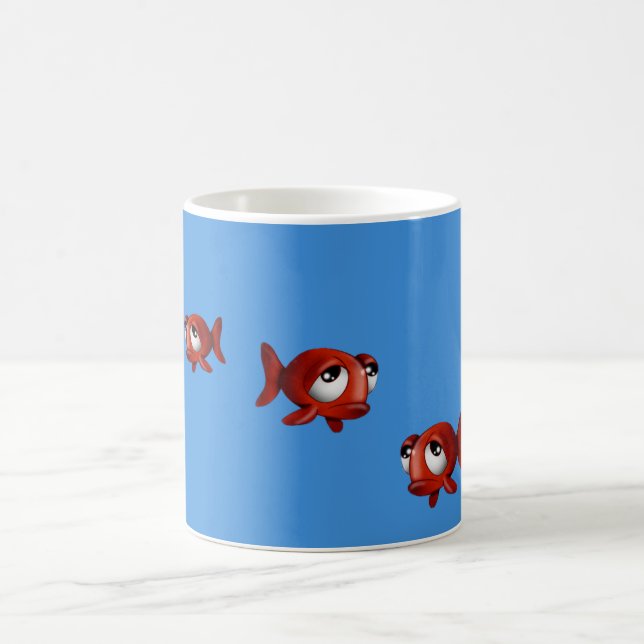 Emotionaler Fisch-Kaffee-Tasse Kaffeetasse (Mittel)
