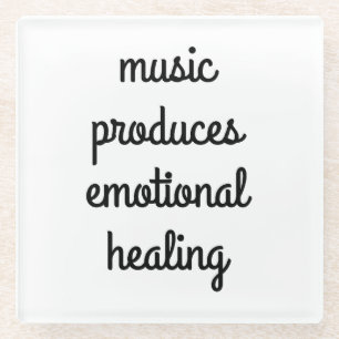 Emotionaler Glass-Untersetzer Glasuntersetzer