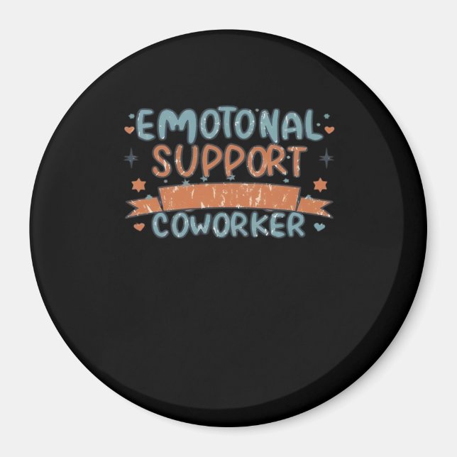 Emotionaler Helfer Funny und Classic Magnet (Vorne)