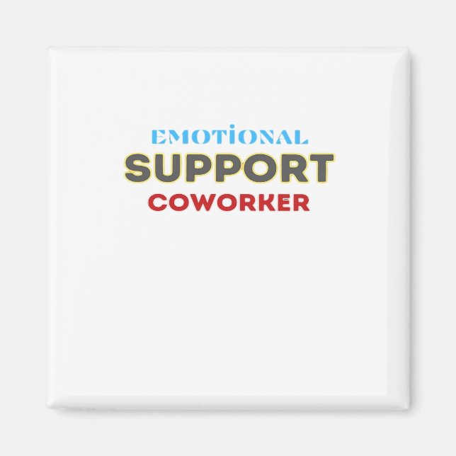 Emotionaler Helfer, Mitarbeiter-Geschenk, Kollege  Magnet (Vorne)