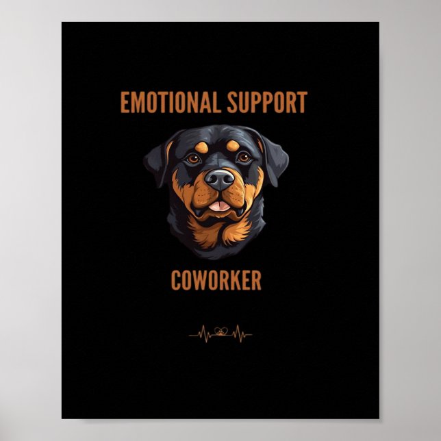 Emotionaler Helfer Trend und Klassik Poster (Vorne)