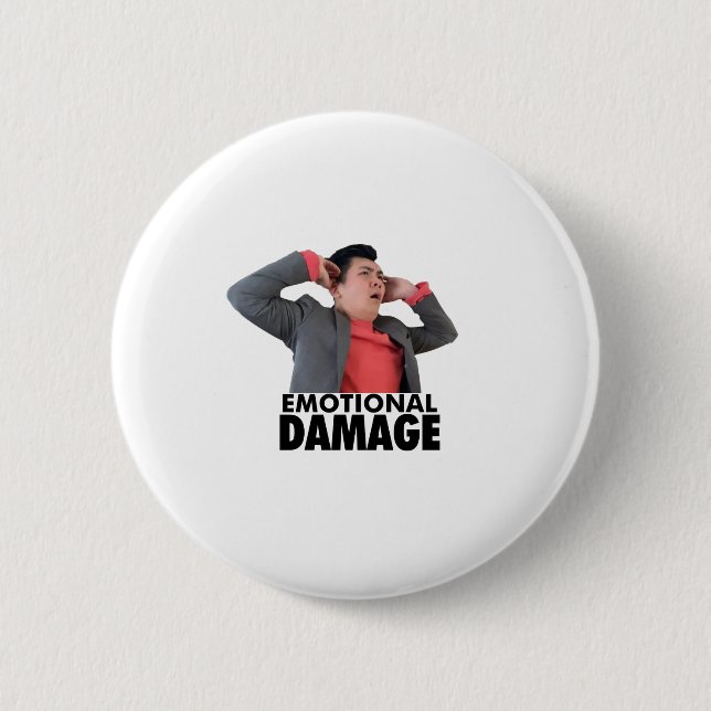 emotionaler Schaden Button (Vorderseite)