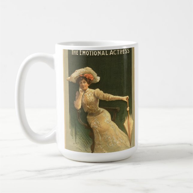 Emotionaler Schauspielerin 1906 Kaffeetasse (Links)