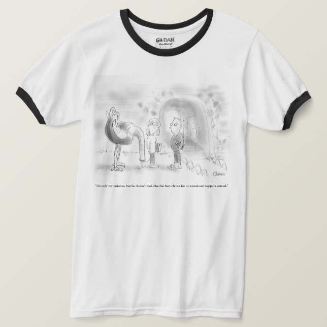 Emotionaler Stütztier-T - Shirt (Design vorne)