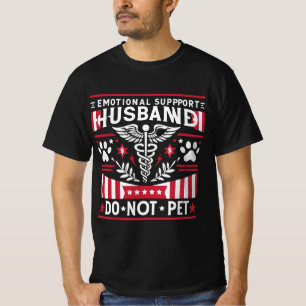 Emotionaler Support Ehemann - Spaß der Funny Ehe T-Shirt