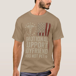 Emotionaler Unterstützer-Freund Nicht Streicheln L T-Shirt